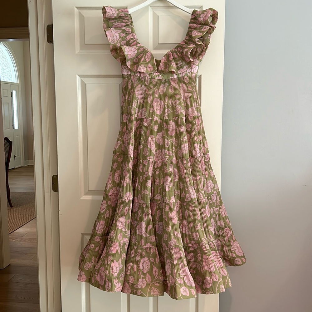 Zimmerman lovestruck pleated gown NWT